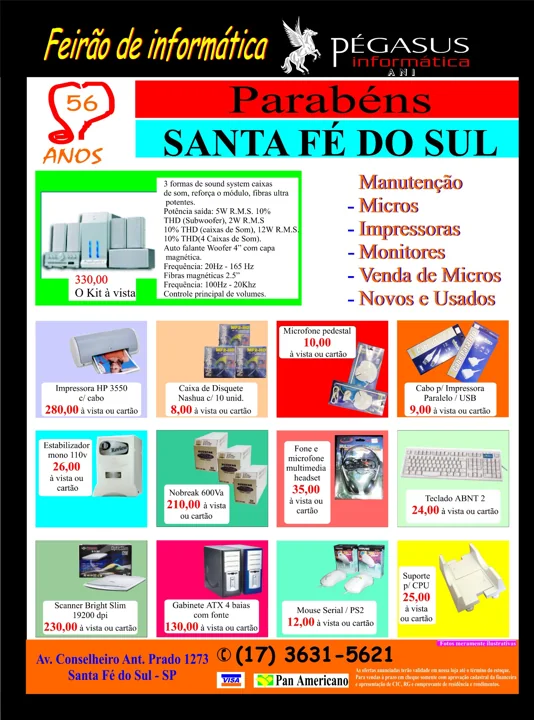 Cartaz do Feirão de Informática
